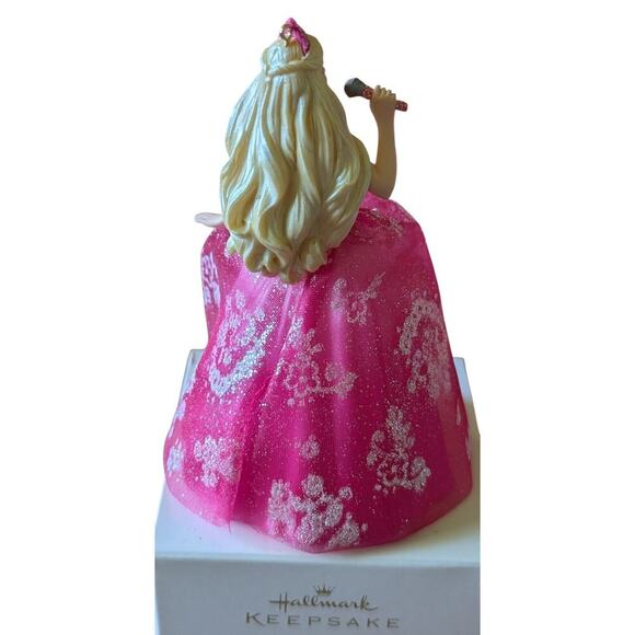 Barbie 2012 Princess Pop Star Hallmark Keepsake Christmas Ornament Cake Topper - Picture 4 of 11